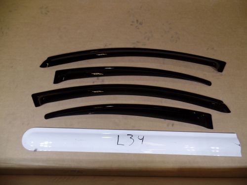 New mitsubishi galant window air deflector kit 04-12 oem mz312928 mopar