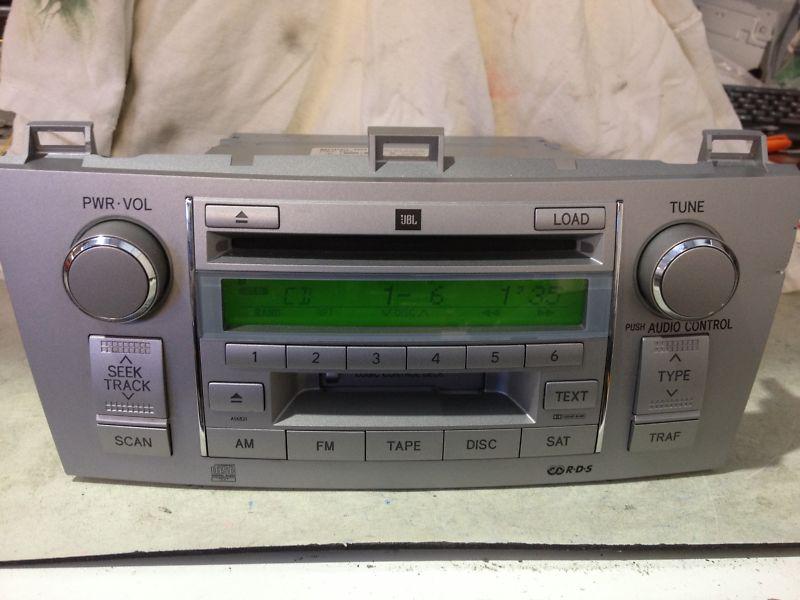 Toyota solara cd 6 disc radio player changer jbl 2004 2005 2006 86120-aa120