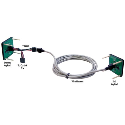 Lenco 40&#039; shielded bridge  indicator (key pad and wire -30041-004