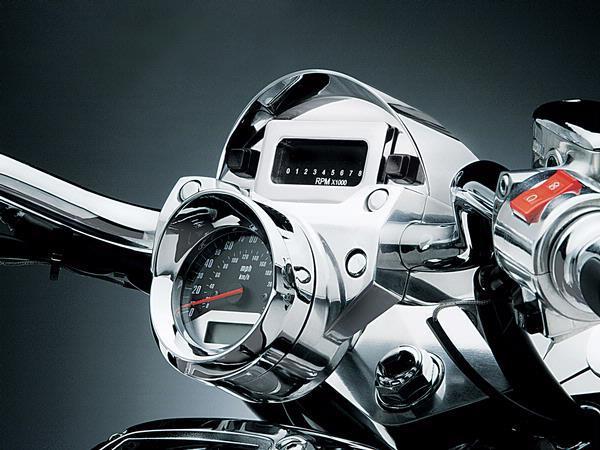 HARLEY DAVIDSON SPORTSTER 1200C 2004-2010 CHROME SPEEDOMETER VISOR, US $23.99, image 3