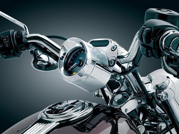 HARLEY DAVIDSON SPORTSTER 1200C 2004-2010 CHROME SPEEDOMETER VISOR, US $23.99, image 5