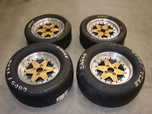 Jongbloed 202 formula ford 1600 racing wheels - great cond! new goodyear tires!