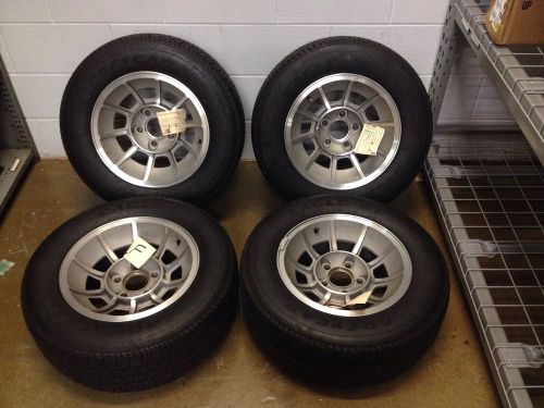 Set of 4 1986-87 buick t-type wheels t/w original goodyear eagle gt 215/65/15
