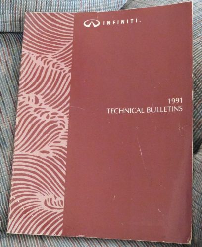 1991 infiniti technical bulletins manual