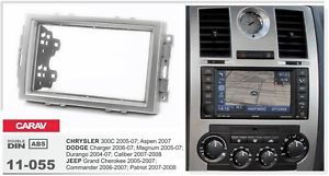 Carav 11-055 2-din car radio fascia dash kit frame chrysler 300c - dodge - jeep