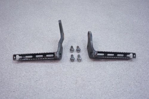 2002 02 yamaha banshee yfz350 yfz 350 stock oem footpegs foot pegs &amp; bolts