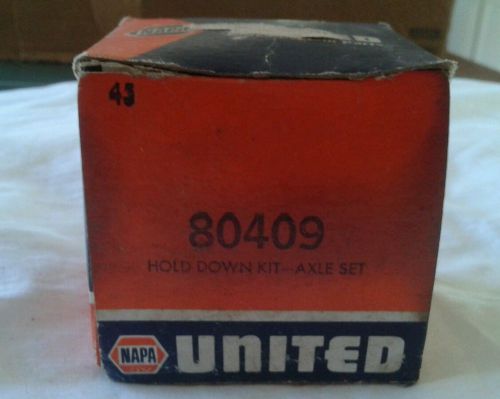 Nos napa 80409 hold down kit-axle set