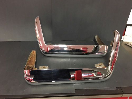 1968-1972 corvette rear bumpers used originals good condition survivor