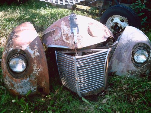 1939 40 Mercury Rare Solid Original Front End Assembly with grill and hood, US $550.00, image 1