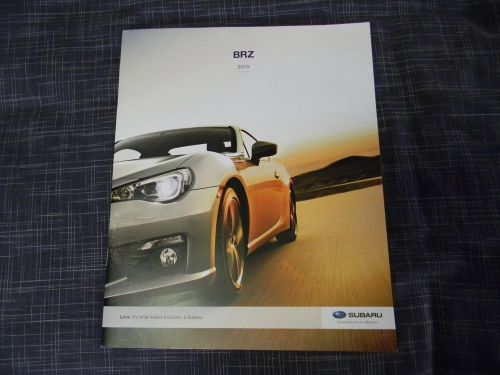 Subaru brz brochure 2015