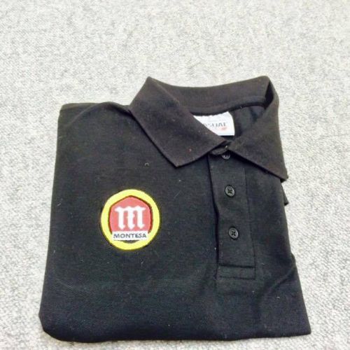 Personalised embroidered montesa trials bike polo shirt