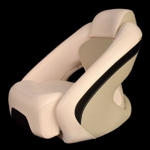 Boat bolster seat | chaparral tan / black colored (second)