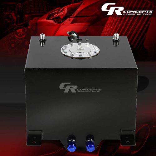 8 gallon/30.5l lightweight black coated aluminum gas fuel cell tank+level sender