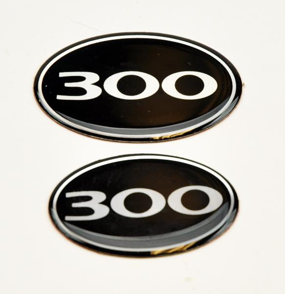 Chrysler 300 300c 2005-2010 "300" front & rear grill trunk badge badges