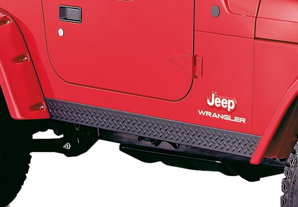Wrangler bushwacker trail armor rocker panels - 14002