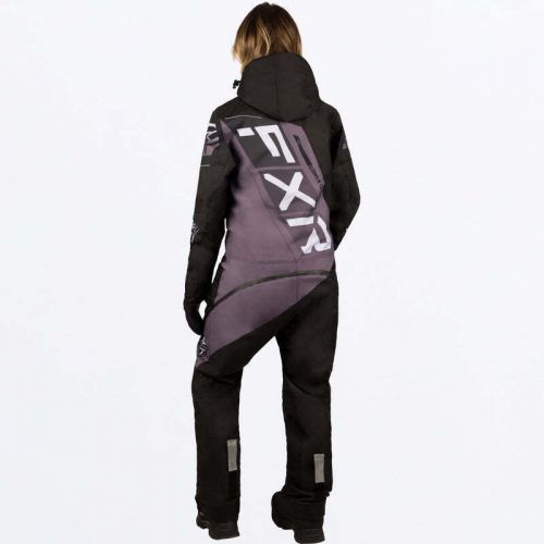 Fxr racing women's cx f.a.s.t. insulated monosuit 23 2 black/muted grape
