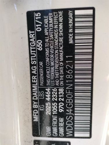 2014-2019 Mercedes Benz CLA250 Driver Front Seat Belt Assembly 1178601385 OEM., US $100.00, image 3