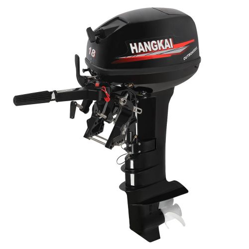 HANGKAI 2 Stroke 360-degree steering Outboard Motor Boat Engine Long Shaft 18 HP, US $1,578.25, image 2