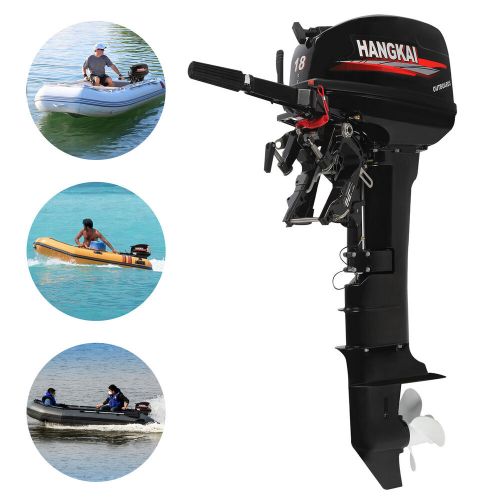 HANGKAI 2 Stroke 360-degree steering Outboard Motor Boat Engine Long Shaft 18 HP, US $1,578.25, image 16