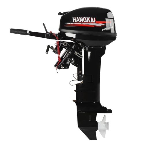 HANGKAI 2 Stroke 360-degree steering Outboard Motor Boat Engine Long Shaft 18 HP, US $1,578.25, image 17