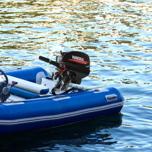 HANGKAI 2 Stroke 360-degree steering Outboard Motor Boat Engine Long Shaft 18 HP, US $1,578.25, image 18