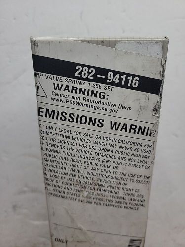Comp cams 941-16 valve springs set 1.255" od .871" id 1.100" coil bind 282-94116