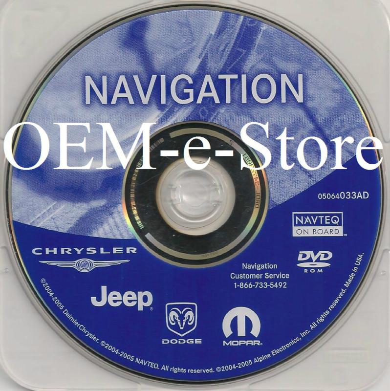 Oem 2006 06 dodge ram truck laramie sxt slt rec gps navigation dvd map us canada