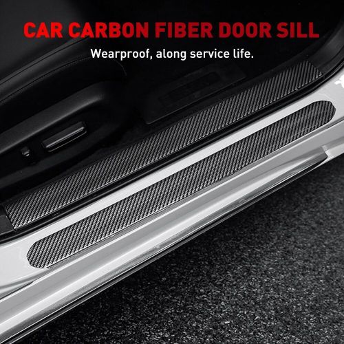 USA Fiber Carbon Guard Edge Strip Protector Door Sill Side Skirt Bumper Sticker, US $9.99, image 4