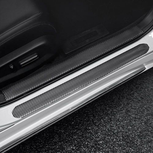 USA Fiber Carbon Guard Edge Strip Protector Door Sill Side Skirt Bumper Sticker, US $9.99, image 5