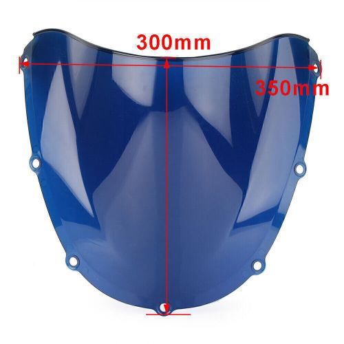 Motorcycle Silver Windshield Windscreen Double Bubble Fit Honda CBR954RR 2002-03, US $, image 2