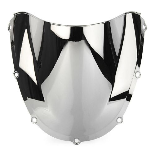 Motorcycle Silver Windshield Windscreen Double Bubble Fit Honda CBR954RR 2002-03, US $, image 3