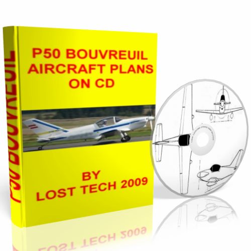 BUILD YOUR OWN ULTRALIGHT AIRPLANE P50 BOUVREUIL PLANS ON CD PLUS EXTRAS, US $9.99, image 2