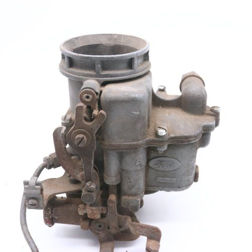 Ford Model EBU OEM Carburetor Untested Flathead V8 FORD Script Vintage 2BBL, US $39.99, image 9