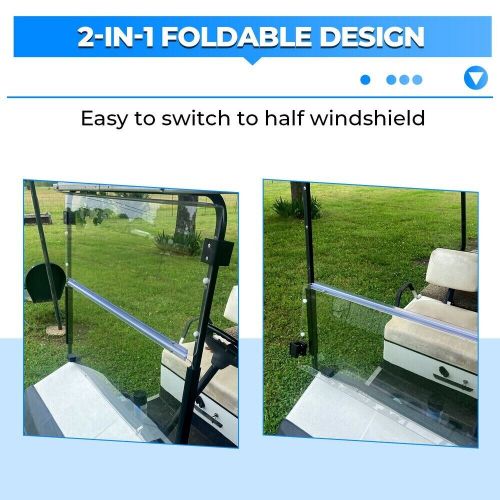 For EZGO Marathon Golf Cart Windshield Clear 1986-1994.5 Gas & Electric Model, US $190.75, image 8