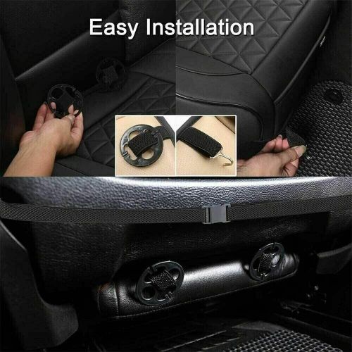 Black PU Leather Front Car Seat Covers Protector For Mercedes A B C E S G Class, US $122.97, image 4