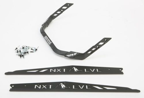 Skinz Protective Gear NXPRB226-FBK/BLK Rear Aluminum Bumper - Flat Black, image 3