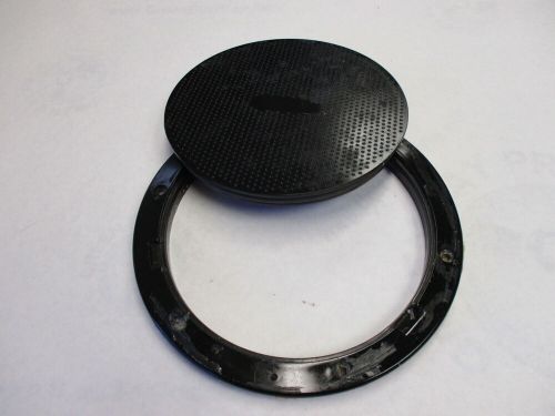 Dp83-b beckson 8&#034; black pry out deck plate