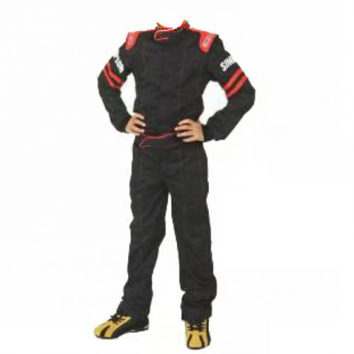 Simpson Racing Legend II Youth Racing Pants - X-Large Black/Red #LY23471, US $153.44, image 2