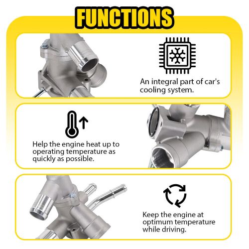 Thermostat Housing For Ford Explorer Edge Flex Taurus Lincoln MKZ MKX MKT MKS O, US $50.99, image 3