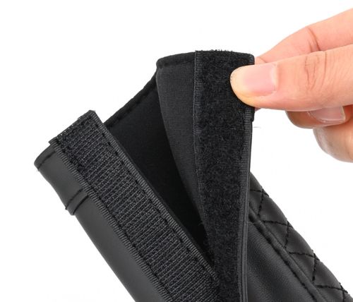 Black Fashion 2Pcs High Quality Leather Car Seat Belt Cover Shoulder Pad Cushion, US $6.88, image 10