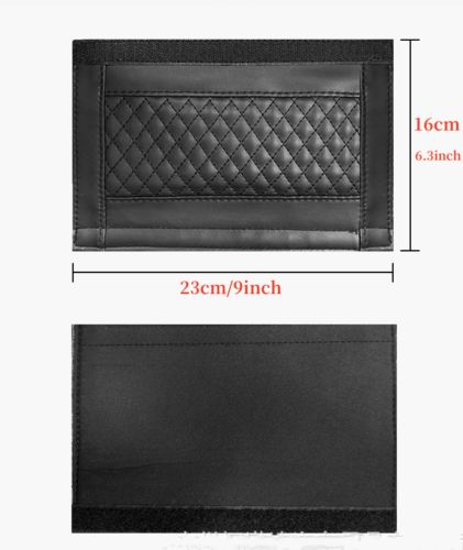 Black Fashion 2Pcs High Quality Leather Car Seat Belt Cover Shoulder Pad Cushion, US $6.88, image 11