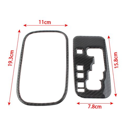 2xShifter Lever Cover Trim For Jeep Wrangler JK 2011-2017 Carbon Black-, US $, image 5