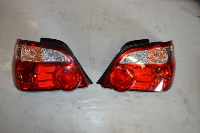Jdm 2003+ subaru impreza wrx sti v8 rear oem kouki tail lights brake light lamps