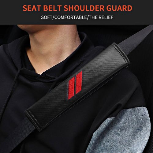 2pcs Red Safety Seat Belt Shoulder Pad Cover for Dodge Challenger Accessory, US $15.79, image 4