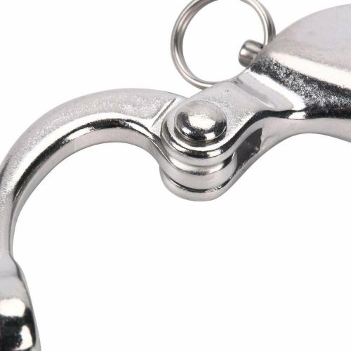 2pcs swivel eye snap shackle quick release bail rigging sailing sailboat 4-9/10"