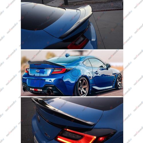 Fit 2022-2024 Subaru BRZ Toyota GR86 Carbon Fiber Rear Trunk Spoiler Wing Lip, US $85.36, image 4