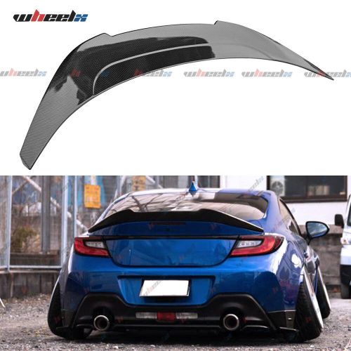 Fit 2022-2024 Subaru BRZ Toyota GR86 Carbon Fiber Rear Trunk Spoiler Wing Lip, US $85.36, image 8