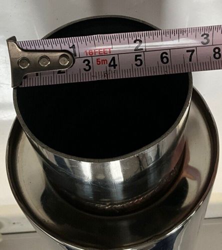 Stainless steel 14" Long Exhaust Silencer Box 2.5" Inlet 65mm Universal, US $, image 3