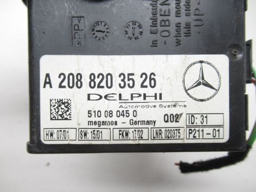 1999-2003 Mercedes-Benz CLK320 Anti Theft Control Module Alarm 2088203526 OEM, US $19.50, image 5