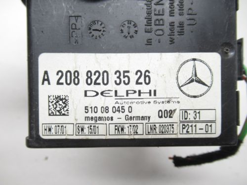 1999-2003 Mercedes-Benz CLK320 Anti Theft Control Module Alarm 2088203526 OEM, US $19.50, image 8